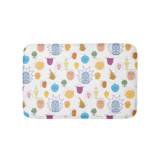 Tapete De Banheiro RICK E MORTY™ | Get Schwifty (frente)