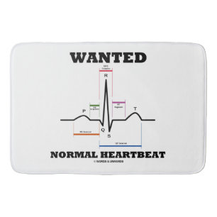 Tapete De Banheiro Ritmo normal querido ECG EKG da cavidade da