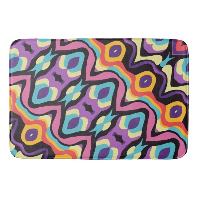 Tapete De Banheiro Ritmo Vivid Festival (Frente)