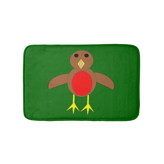 Tapete De Banheiro Robin Bath Mat (frente)