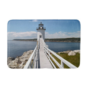 Tapete De Banheiro Robinson Point Lighthouse, Maine Large Bath Mat