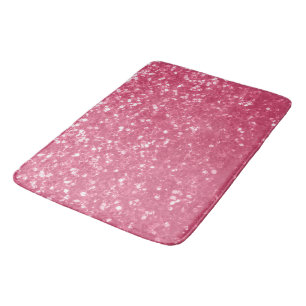 Tapete De Banheiro Rosa claro rosa falso brilho glitter