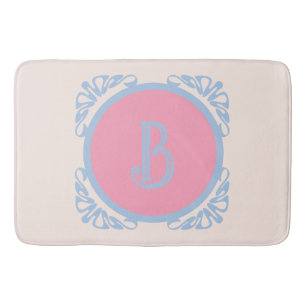 Tapete De Banheiro Rosa e azul personalizados