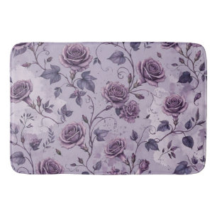 Tapete De Banheiro Rosa Lavanda Empoeirada Tons Sonhadores Florais