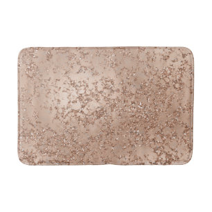 Tapete De Banheiro Rosa Ouro Rubor Rosa Glam Brilho Crackle Chic