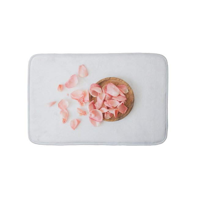 Tapete De Banheiro Rosa Petals Bride (frente)