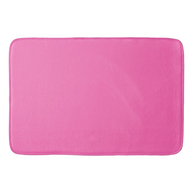 Tapete De Banheiro Rosa Quente (Frente)