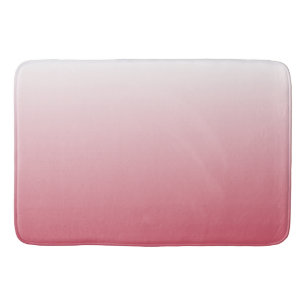 Tapete De Banheiro rosa salmon do ombre do inclinação do Dois-tom