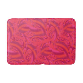 Tapete De Banheiro Rosa Swirl Bath Mat