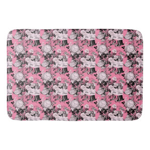 Tapete De Banheiro Rosa Vintage Alice Teatime