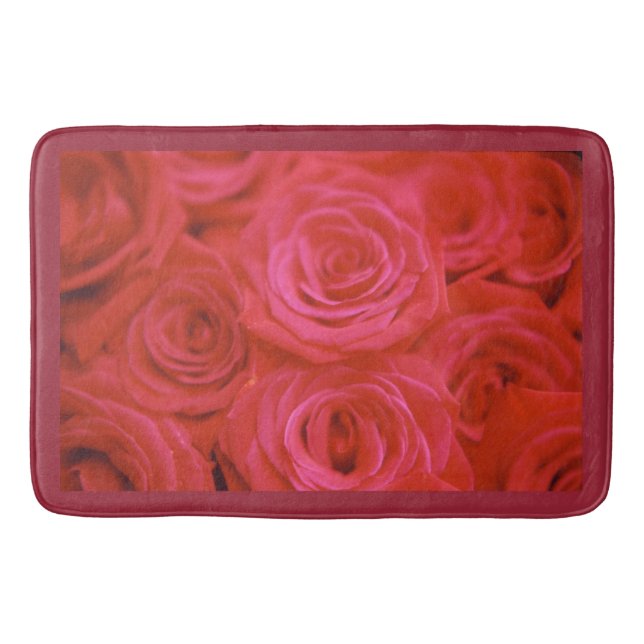 Tapete De Banheiro Rosas (Frente)