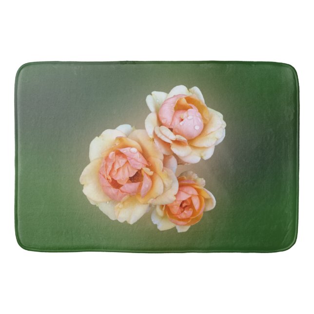 Tapete De Banheiro rosas amarelas (Frente)