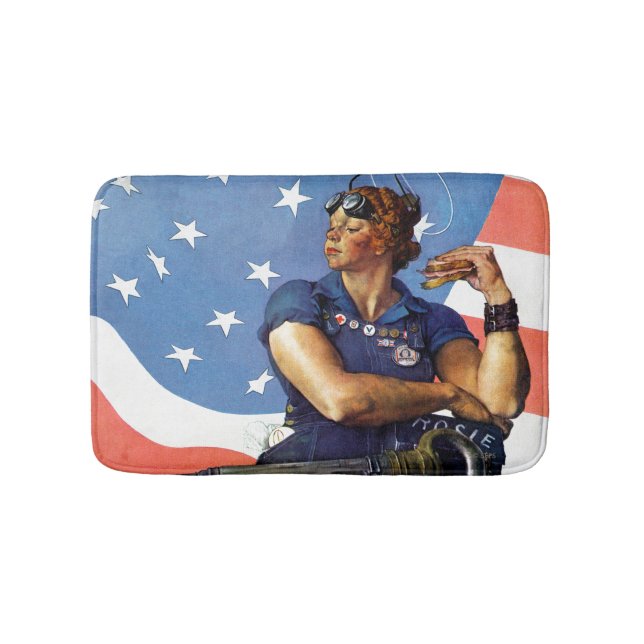 Tapete De Banheiro "Rosie the Riveter" (frente)