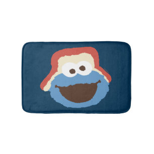 Tapete De Banheiro Rosto de Woodland Monstro do Cookie