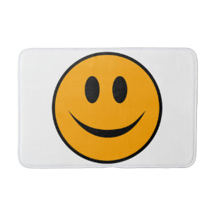 Tapete De Banheiro Rosto Sorridente Emoji