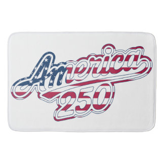 Tapete De Banheiro Roteiro de Bandeira América 250 Semiquincentenário