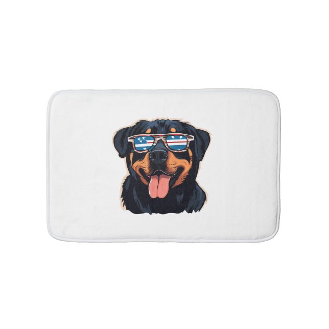 Tapete De Banheiro Rottweiler (frente)