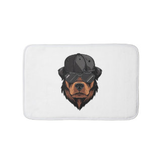 Tapete De Banheiro Rottweiler Gangster