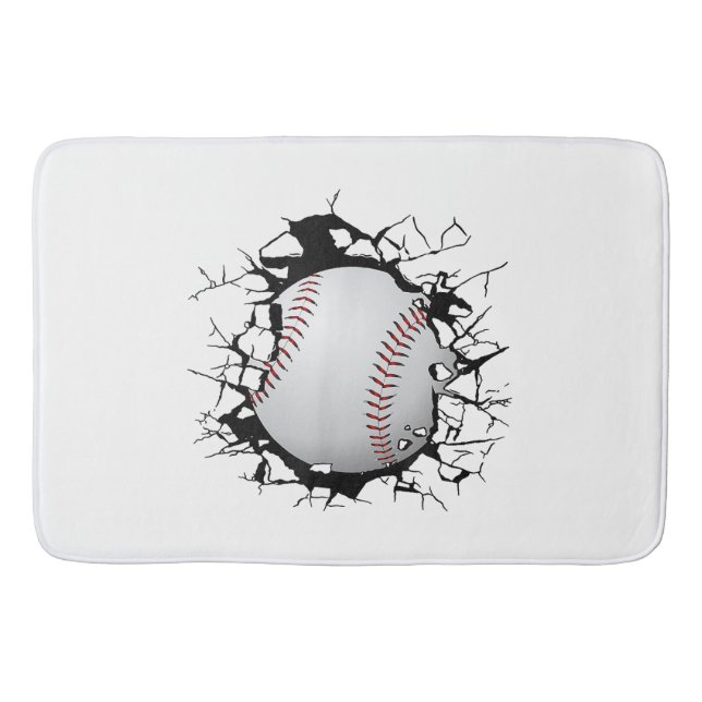 Tapete De Banheiro Roupa de beisebol - Baseball (Frente)