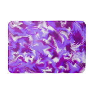 Tapete De Banheiro Roxo abstraído