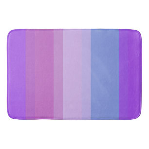 Tapete De Banheiro Roxo Chic Stripes Magenta Violet Lilac Designer