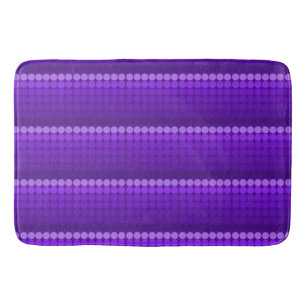 Tapete De Banheiro roxo para lilás Mod século meio pontos círculos