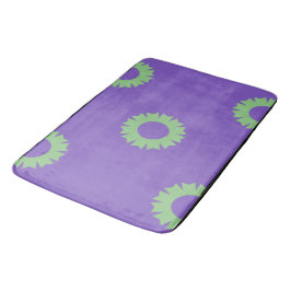 Tapete De Banheiro Roxo Sage Green Geo
