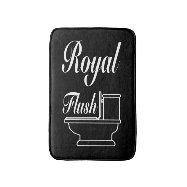Tapete De Banheiro Royal Flush (Frente Vertical)