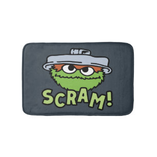 Tapete De Banheiro Rua Sésamo Oscar, o Grouch Scram!