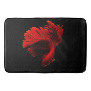 Tapete De Banheiro Ruby Red Siamese Fighting Fish