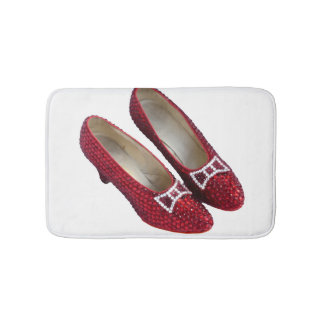 Tapete De Banheiro Ruby Red Slippers Calçados Wicked Bathmat!