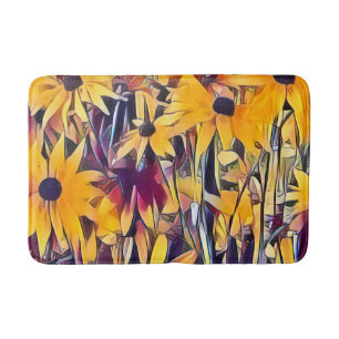 TAPETE DE BANHEIRO RUDBECKIAS