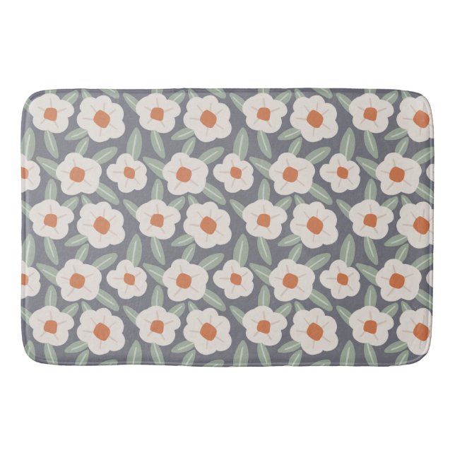 Tapete De Banheiro Rustic Blooms (Frente)