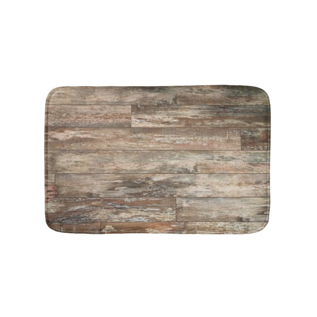 Tapete De Banheiro Rustic Shiplap Beach Bathroom Decor Bath Mat (frente)