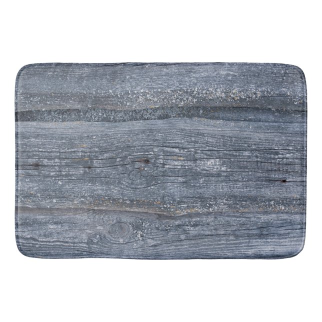 Tapete De Banheiro Rustic Wood Bath Mat (Frente)