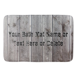 Tapete de Banheiro Rústico Personalizado Man Cave