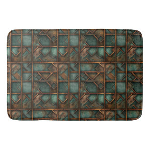 Tapete De Banheiro Rusty Metal Bath Mat