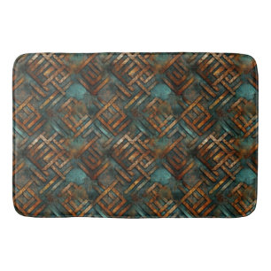 Tapete De Banheiro Rusty Metal Bath Mat