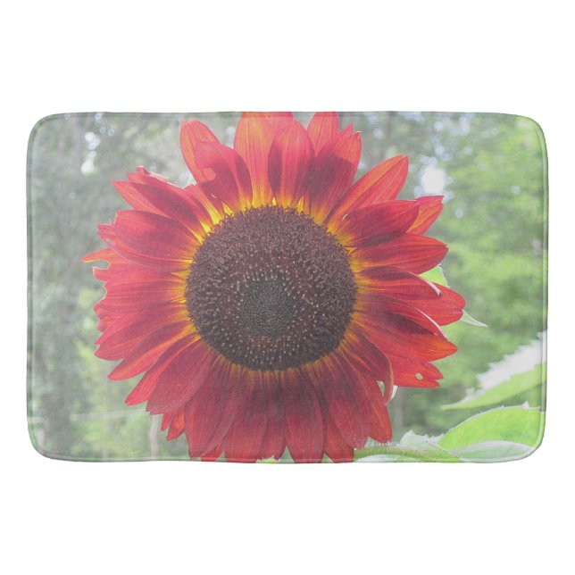 Tapete De Banheiro Rusty Sunflower Bath Mat (Frente)