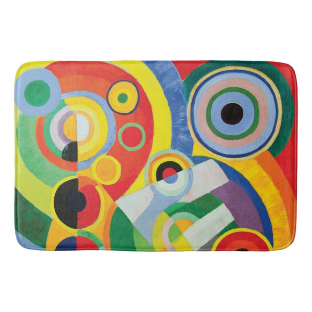 Tapete De Banheiro Rythme Joie de Vivre por Robert Delaunay (Frente)