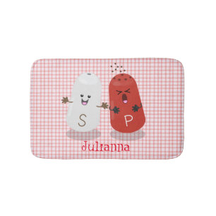 Tapete De Banheiro Sal kawaii e cartografia dos pimentões