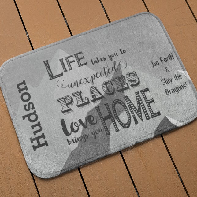 Tapete De Banheiro Sala Ispiracional de Meninos de Montanha (Criador carregado)