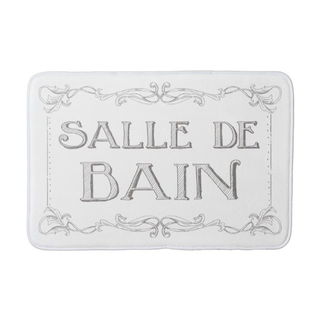 Tapete De Banheiro Salle de Bain (Frente)