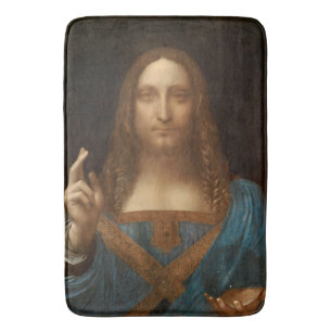 Tapete De Banheiro Salvator Mundi (Salvador do Mundo) (da Vinci)