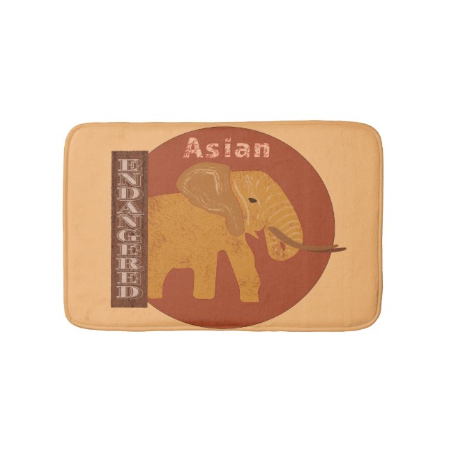 Tapete De Banheiro Salve os Elefantes (frente)