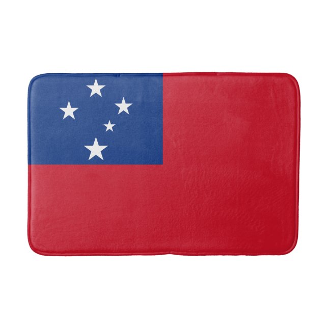 Tapete De Banheiro Samoa Flag (Frente)