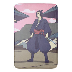 Tapete De Banheiro samurai