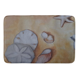 Tapete De Banheiro Sandy Seashells