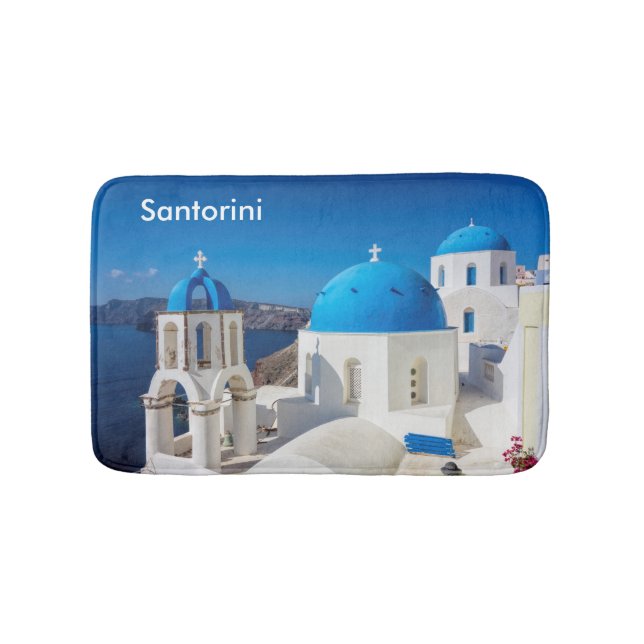 Tapete De Banheiro Santorini, Grécia (frente)
