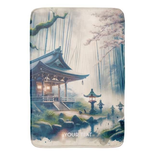 Tapete De Banheiro Sapo Japonês Fantasy Cute Old (Frente Vertical)